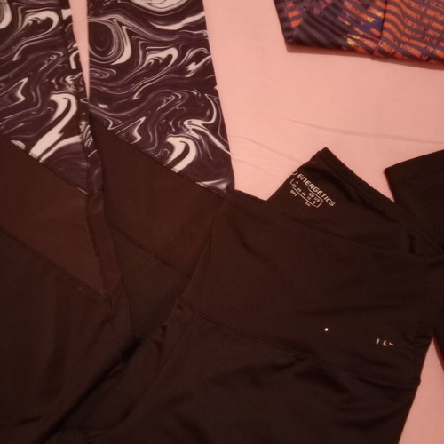 Leggings pack of 3 used, Energetics and colorful Nike