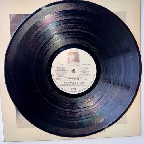 Kate Bush The Whole Story LP used, 1986 Greek edition, gatefold