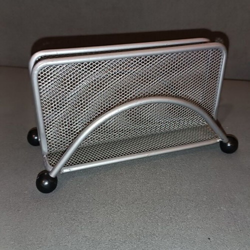 Metallic silver office set like new, 2 pieces