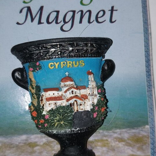 Fridge magnet gypsum handmade, 6cm×5.5cm