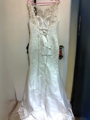 Wedding dress Gorgone like new, white, size M 38 10