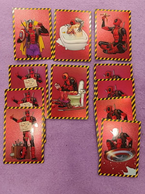Deadpool Marvel Panini 2024 лимитирана серия търговски карти
