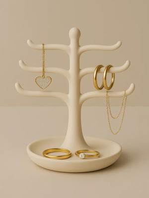 Jewelry Tree Stand new, printed, available in multiple colors