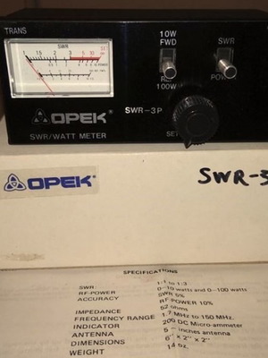 Γεφυρα στασίμων βάτ 1.7-150 MHZ Opek Swr3 (Καινούργια)
