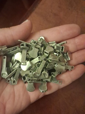 Ruhr German Zipper Pulls new, vintage metal design
