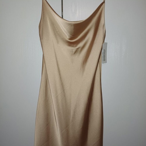 Kelly's dress gold satin new unworn