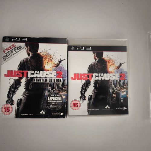 Just Cause 2 Limited Paper Sleeve Edition PS3 game like new with poster