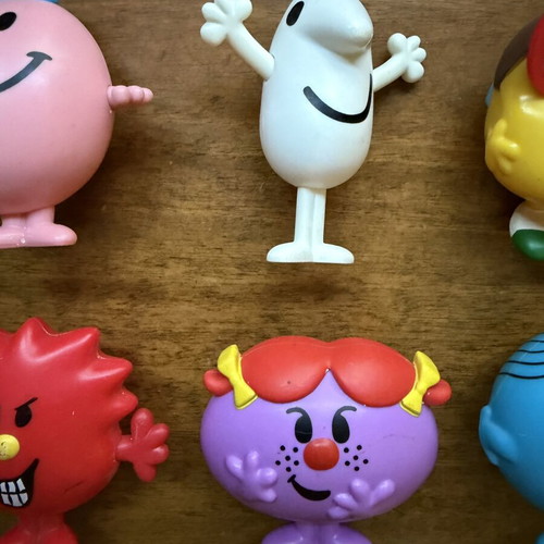 McDonald's Happy Meal Mr Men Little Miss figures used, pack of 6, 2017/18