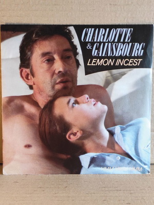 Charlotte & Gainsbourg Lemon Incest vinyl record used, 7''