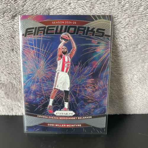 2024-25 Prizm Euroleague Fireworks Codi Miller-McIntyre card like new #5