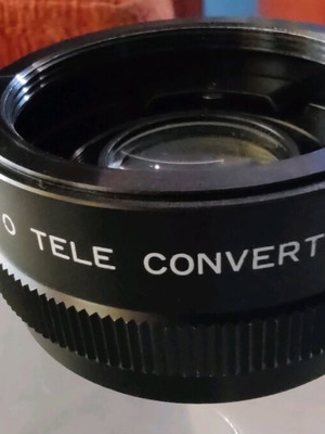 Tele converter 2* σαν καινούργιο με θήκη