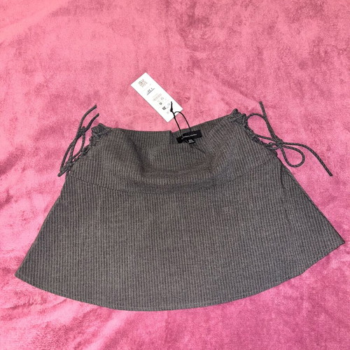 Bershka skirt new, size M 38 10, black and gray