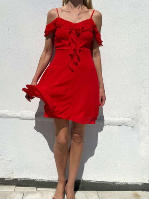 New Look dress like new, size S, red