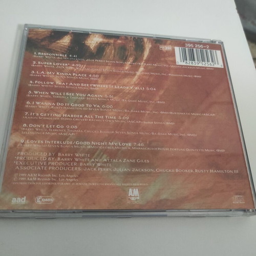 Barry White The Man Is Back CD like new, jazz