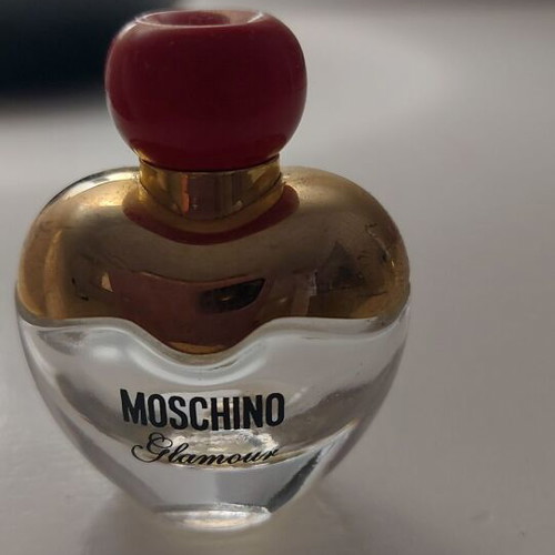 Set of 5 Used Miniature Perfumes by Guy Laroche, Dolce & Gabbana, Estee Lauder, Moschino, Bvlgari
