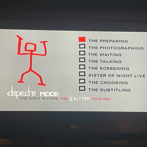 Depeche Mode One Night in Paris double DVD used