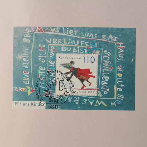 Germany 1999 First Day Cover Stamp, Bonn cancellation