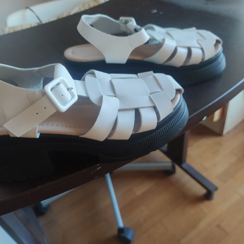 Platform sandals No Name Shoes new, size 39, white