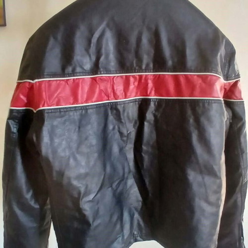 Vintage Racing jacket Jones Racing / Inox Racing, black and red, size L