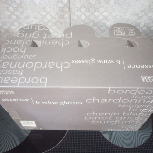 Marks & Spencer Essence Wine Glasses Set of 6 New