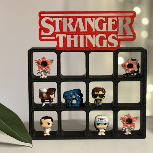 Stranger Things kinder Funko Pop 3D Printed Display Stand 25cm Height 23cm Width