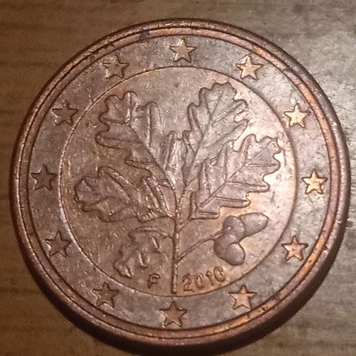 5 cents 2010 Germany like new