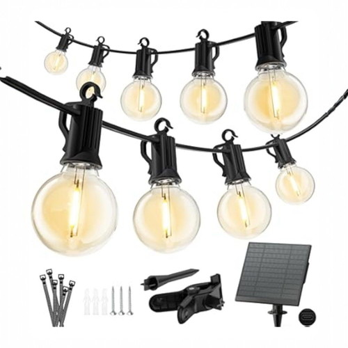 Solar Outdoor Festive Lighting Garland, New