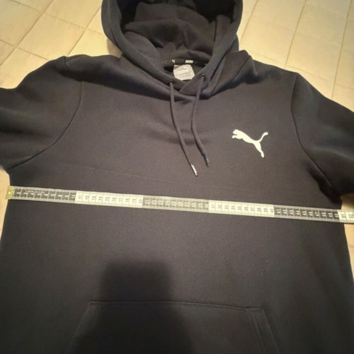 Puma black sweatshirt used, size 164 cm S, boys'