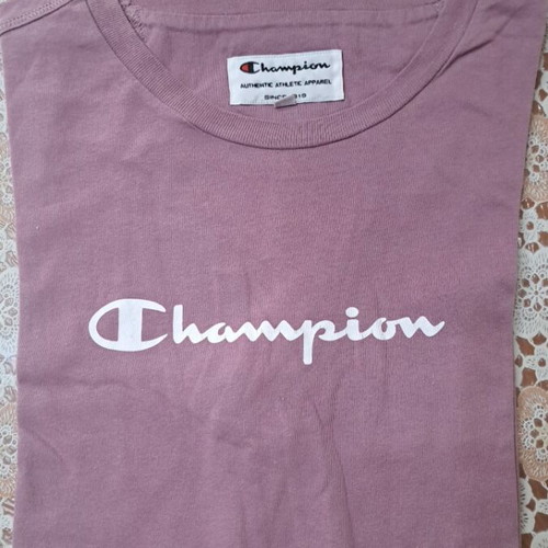 Champion women's t-shirt pink purple like new, size XL true to fit