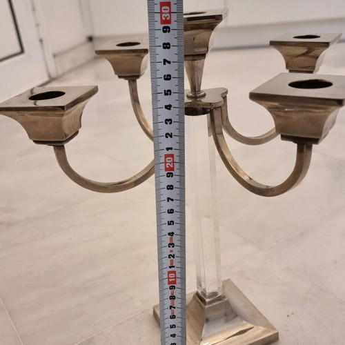 Candelabra 5-Position Used with Metal Base and Crystal Stem