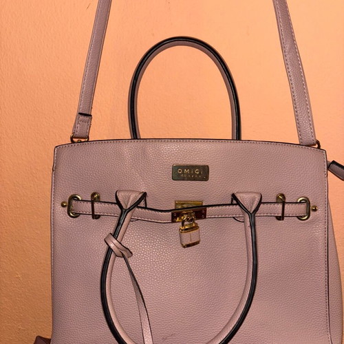 Shoulder bag new in soft pink color with long strap