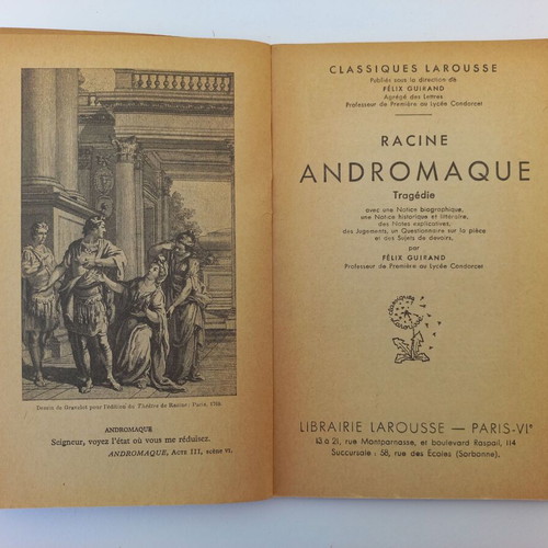 Pack of three used old French books, 1933-1934