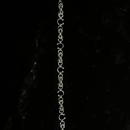 Chainmail bracelet handmade silver, new stainless steel
