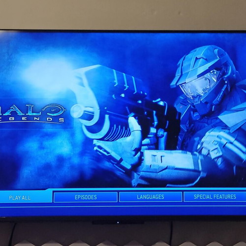 Halo Legends Blu-ray collection with Greek subtitles, like new