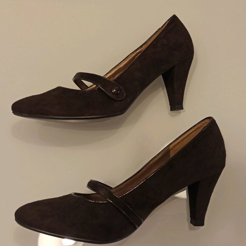 Mary Jane Pumps No 41 Brown Leather Like New