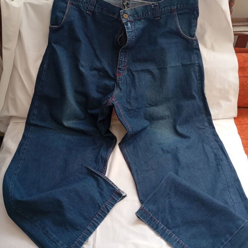 Doctor Vintage Baggy Rave Jeans Pants 3XL Used Dark Blue
