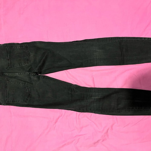 Zara black skinny jeans used, size 38, extra small with knee patch