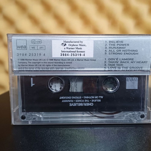 Cher Believe cassette tape new