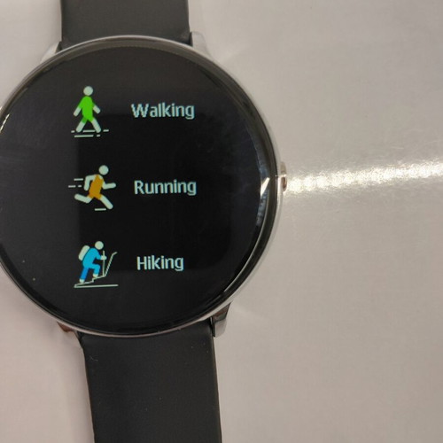 Smartwatch 45mm Bluetooth with Calls, Black/Silver