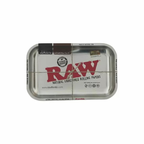 Raw Steel rolling tray 27.5 x 17.5 cm new