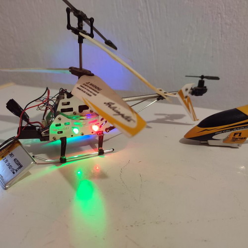 F1 Series remote control helicopter used