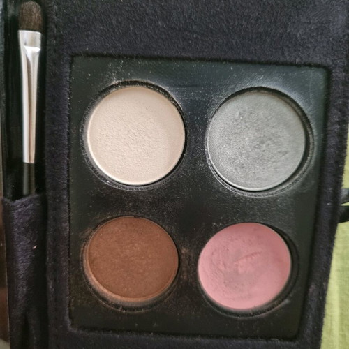Lancome vintage eyeshadow palette used, Carnet de Velours