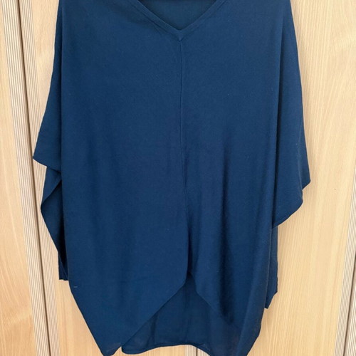 Stefanel women's blouse size M-L blue like new