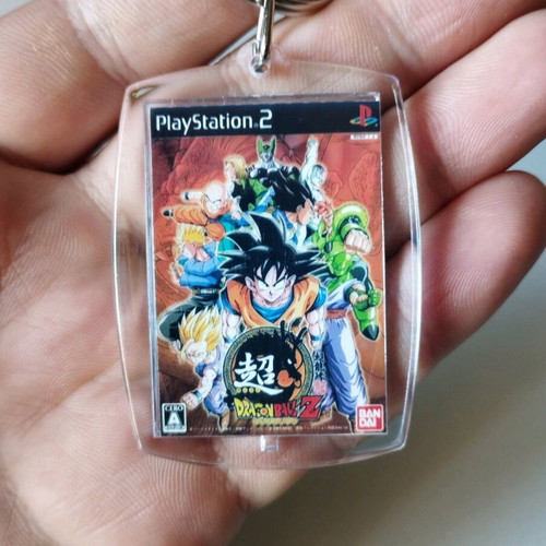 Dragon Ball Z PS2 keychain, acrylic