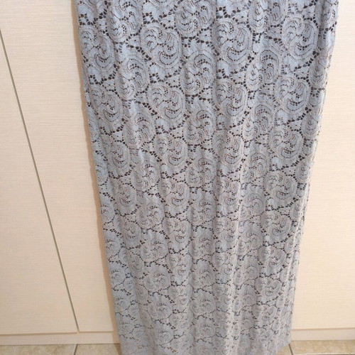 Mango maxi lace dress XL new, baby blue
