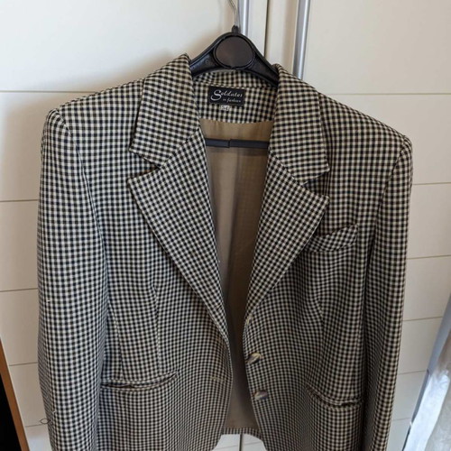 Soldatos checked jacket size 54