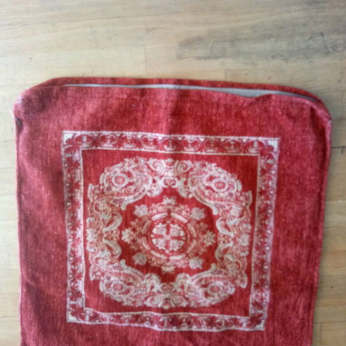 Chenille pillowcases used with two beautiful designs