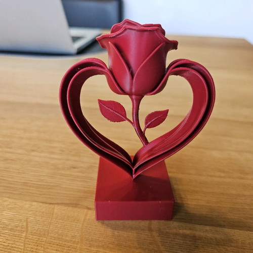 Heart rose red new decorative gift for women
