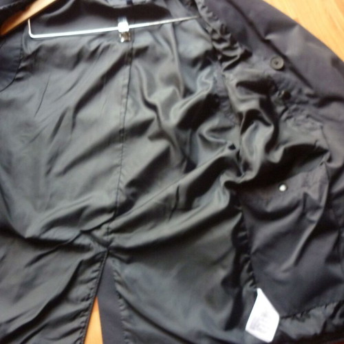 Men's Gap jacket black shiny used S/M