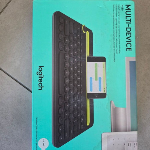Logitech K480 Wireless Bluetooth Keyboard for Tablet US English, Black